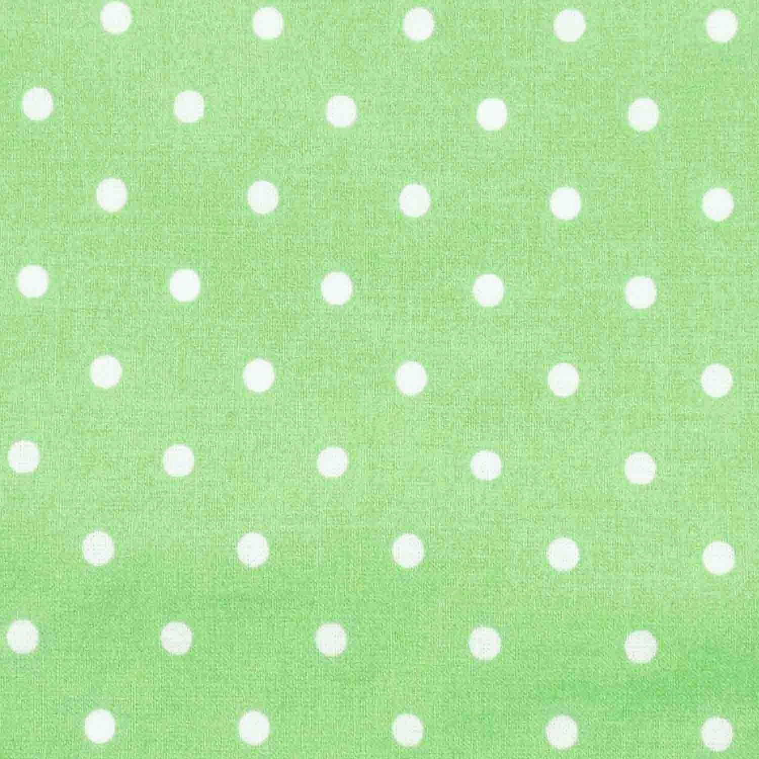 Grün-Weiß gepunktete Korbverkleidung: Frühlingszauber für Ihr Zuhause! Ein Hauch von Natur und Eleganz.